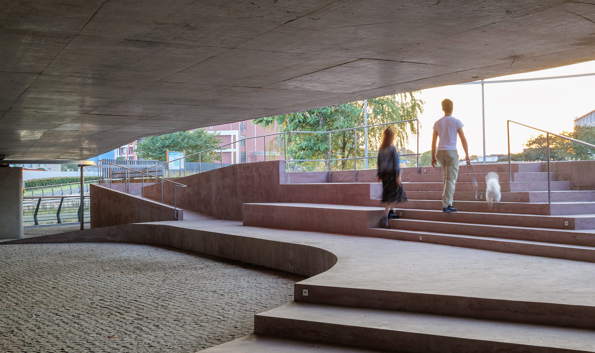 Arena Under Bridge