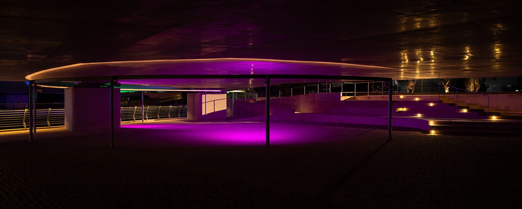 Arena Under Bridge