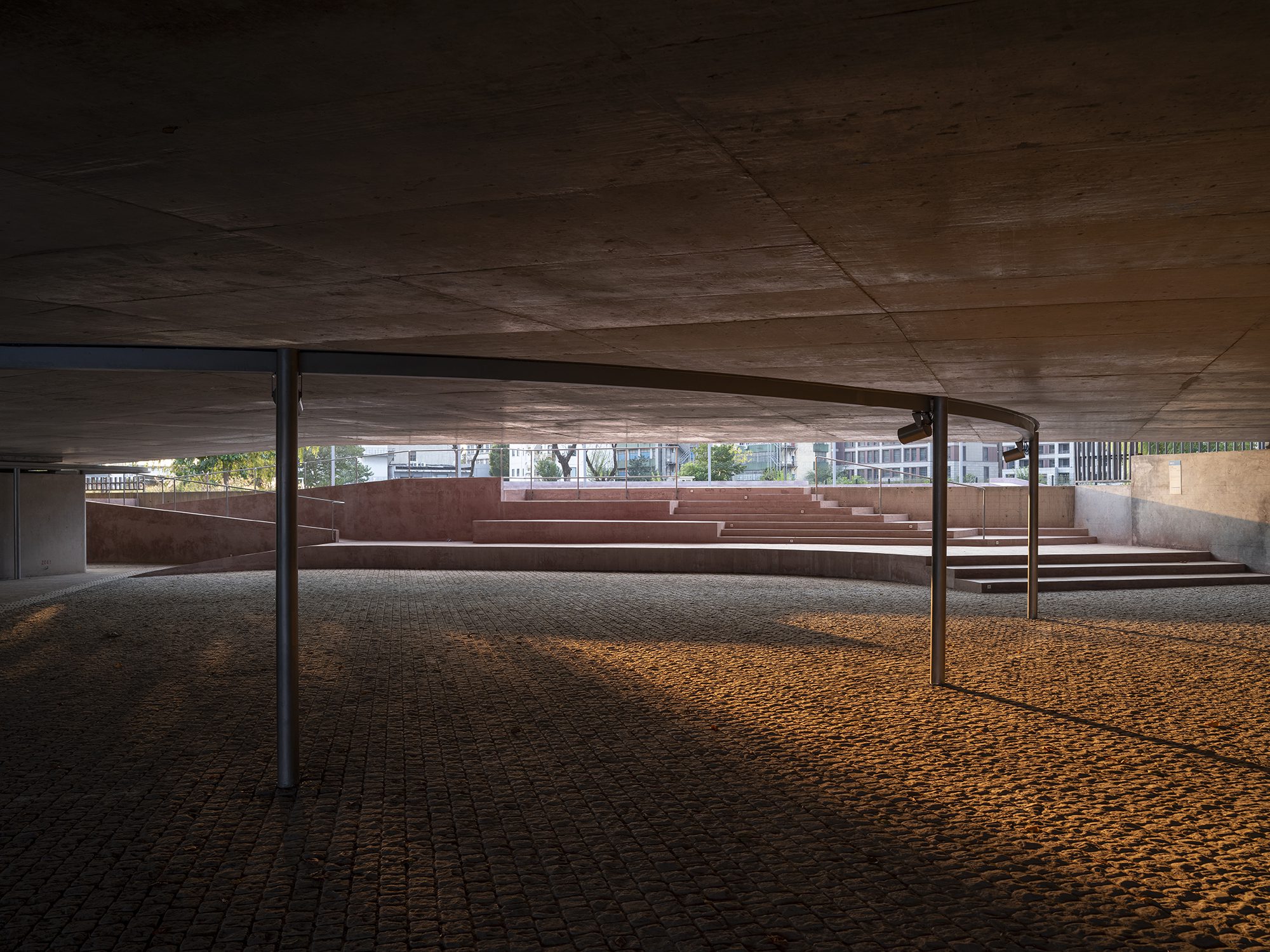 Arena Under Bridge