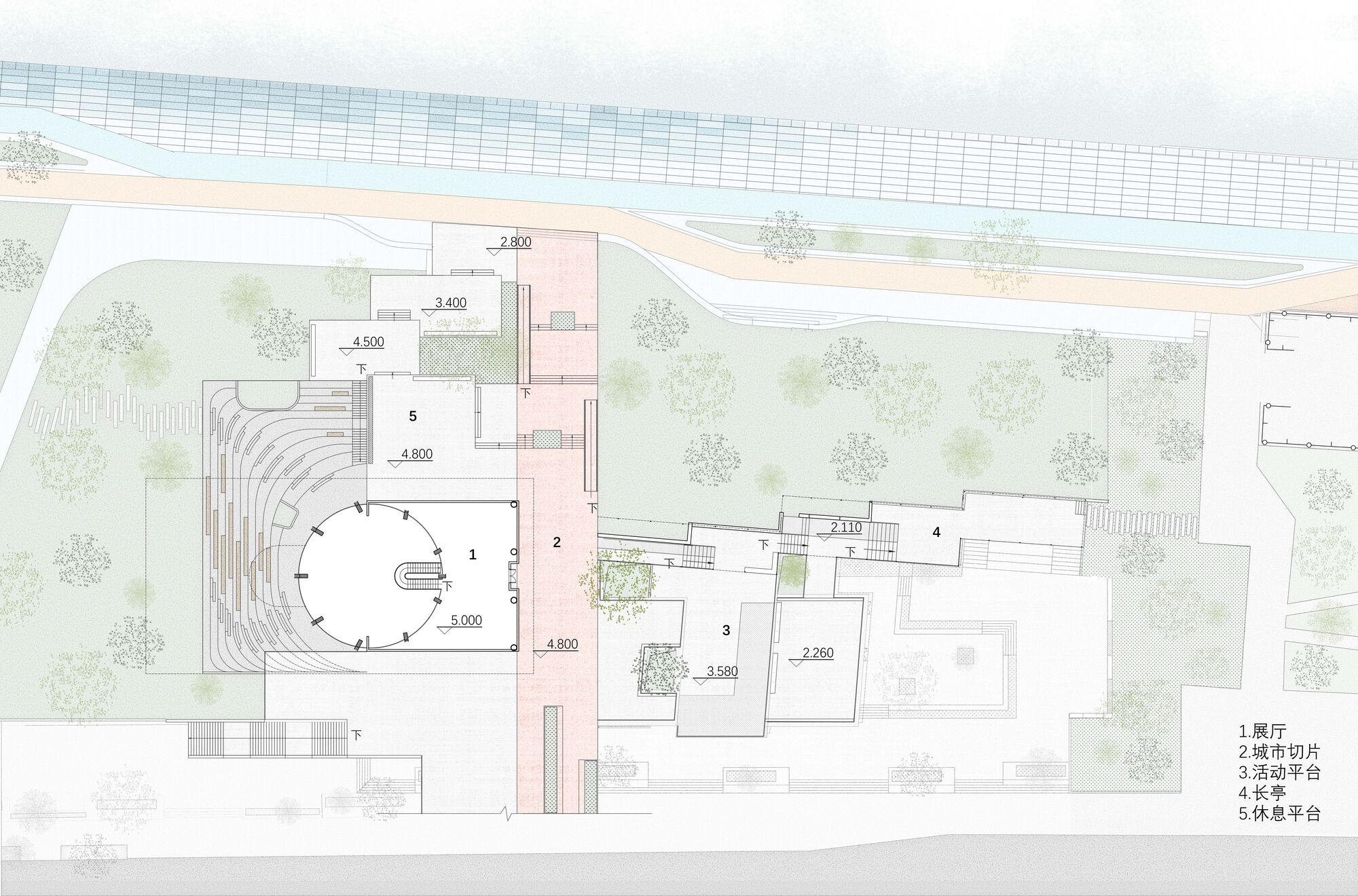 The Jianshi Station & the Tingyun Station