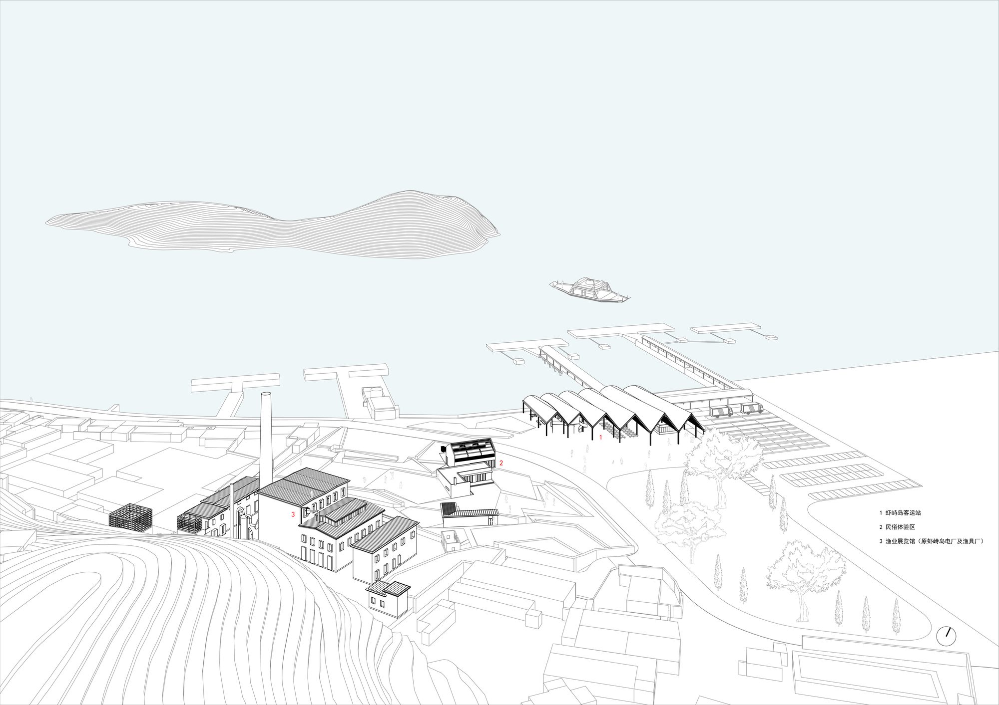 Xiazhi Ferry Terminal, Xiazhi Island