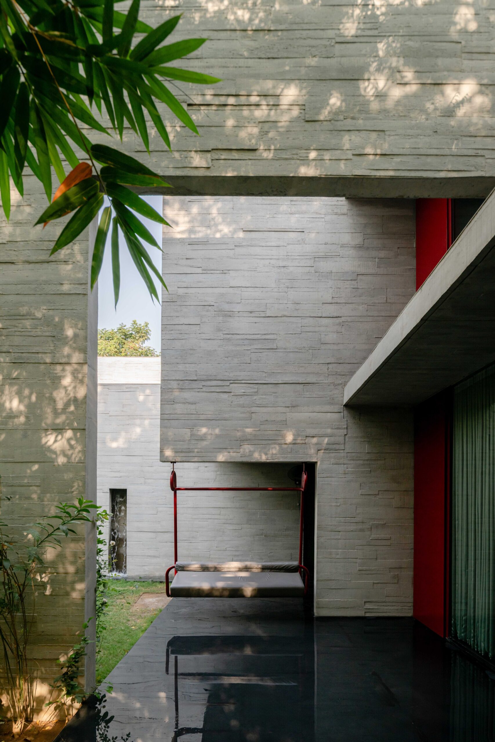 Trees Sliced Through Residence