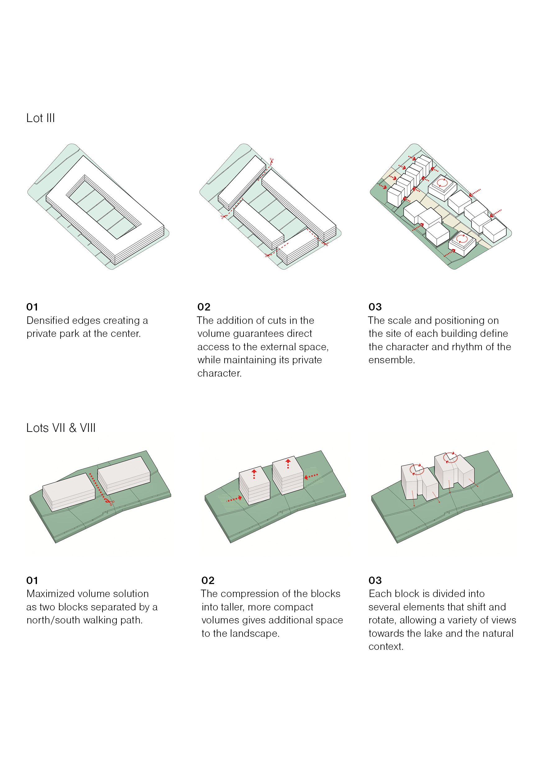 Elevations North, South24