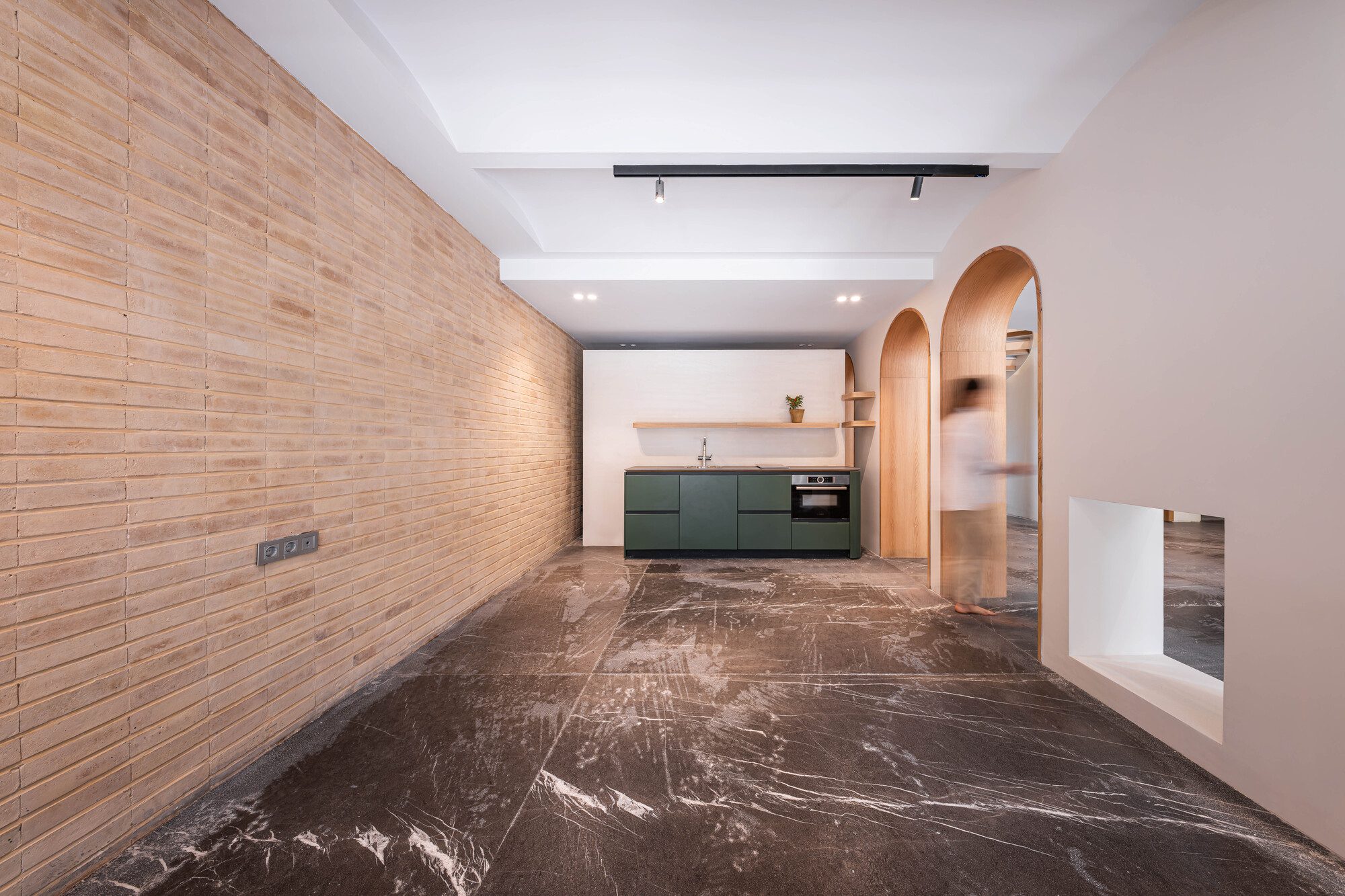 A House Looking to A Cedrus Tree