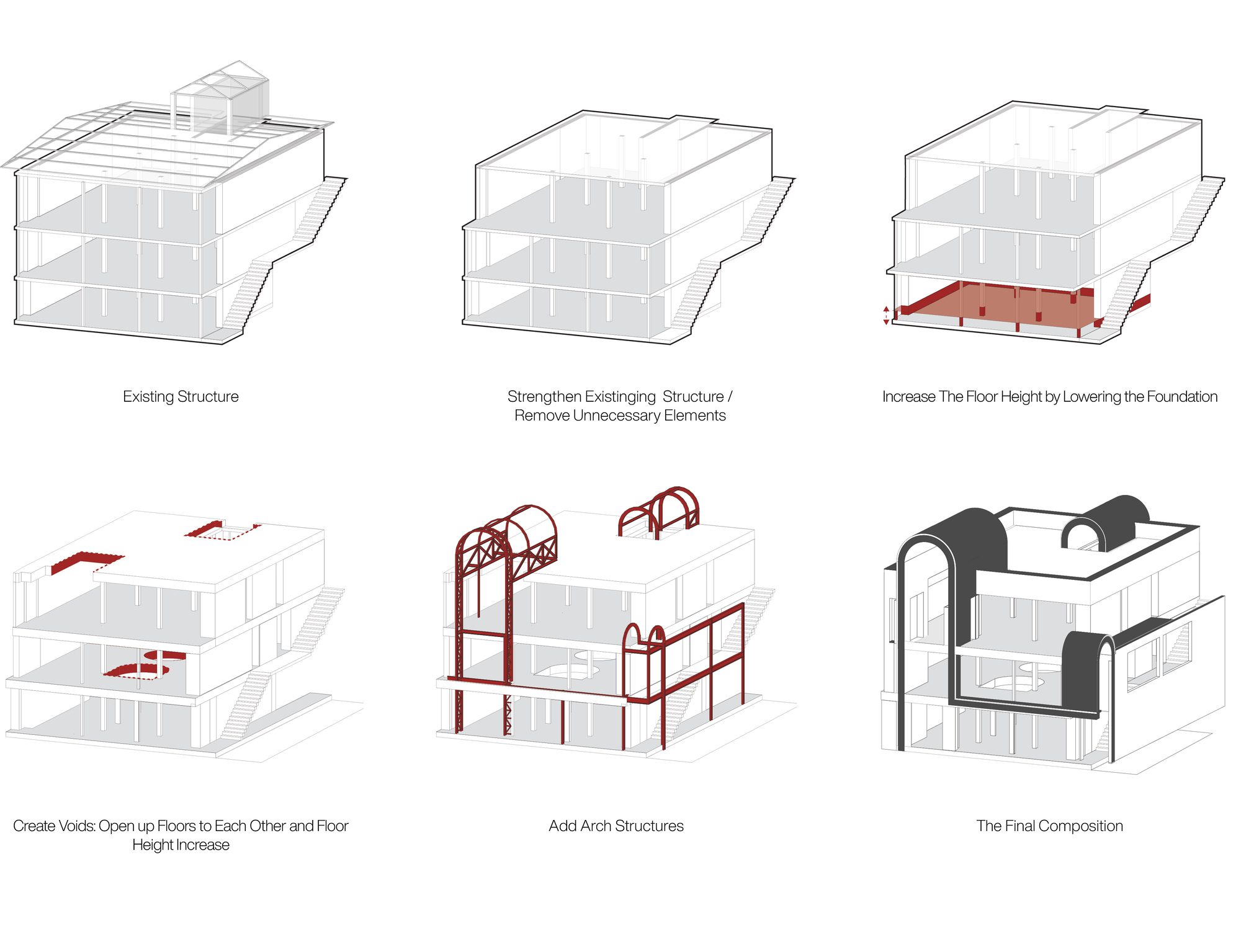 A House Looking to A Cedrus Tree