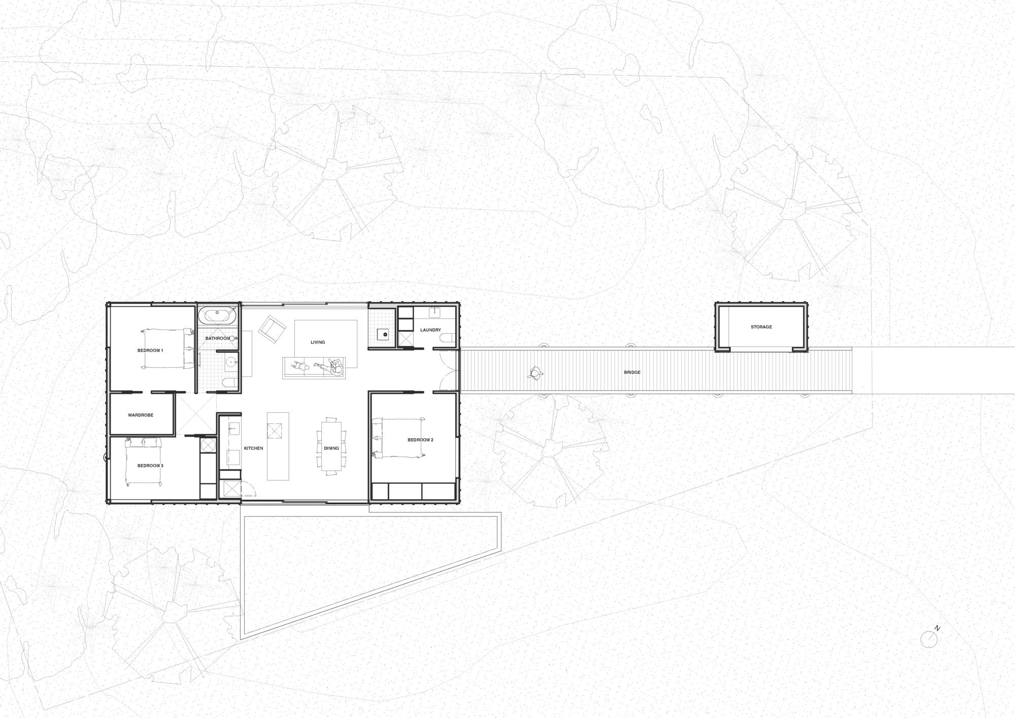 Bush Block House