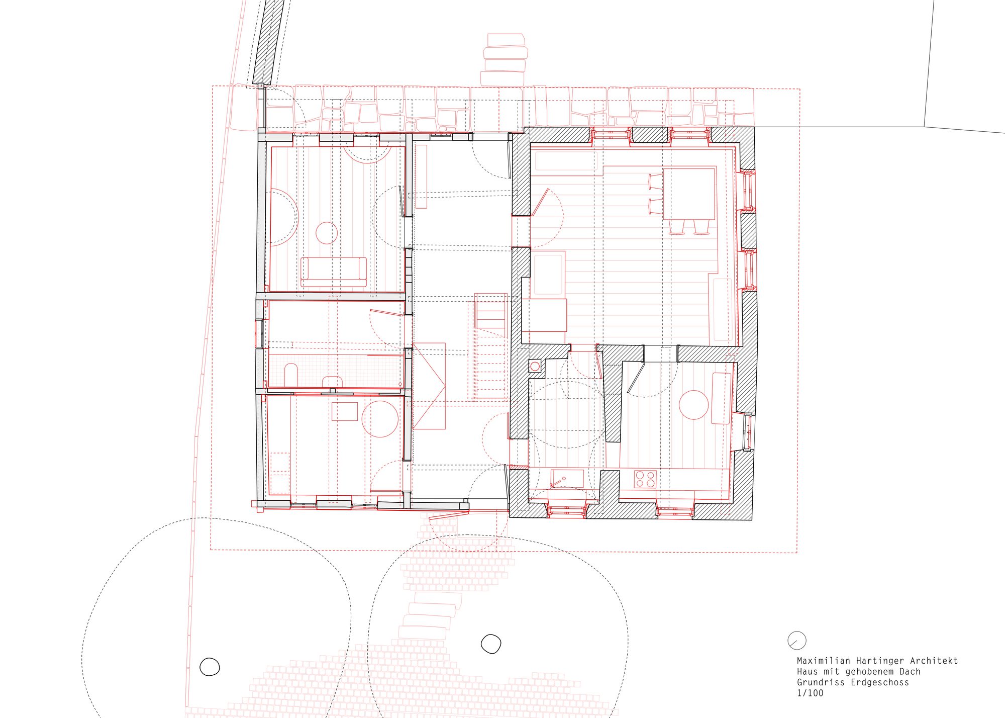 House with an Elevated Roof