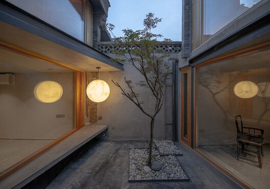 Restored the original courtyard