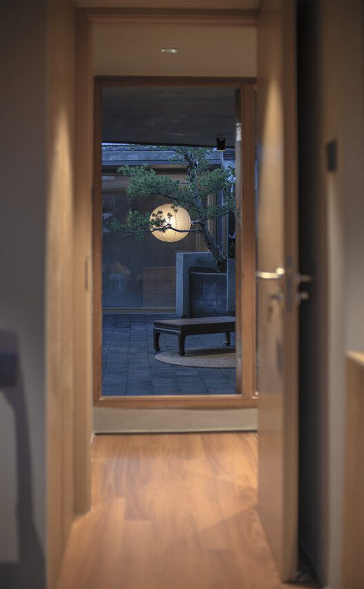 View of the courtyard from the room