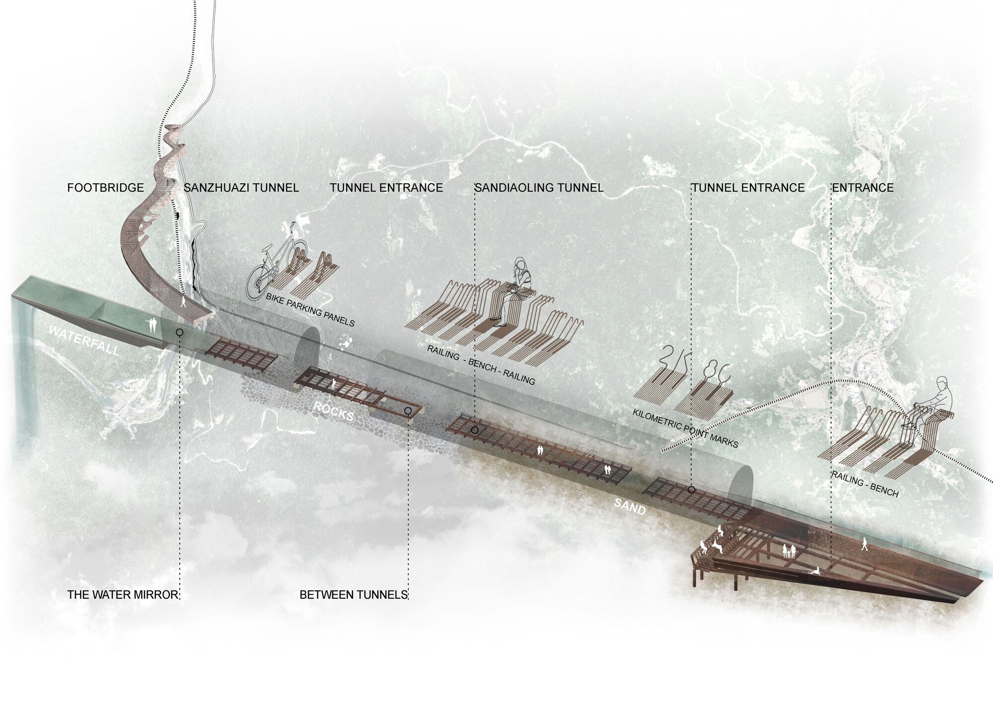 The Dark Line Path | mICHELE & mIQUEL + dA VISION DESIGN