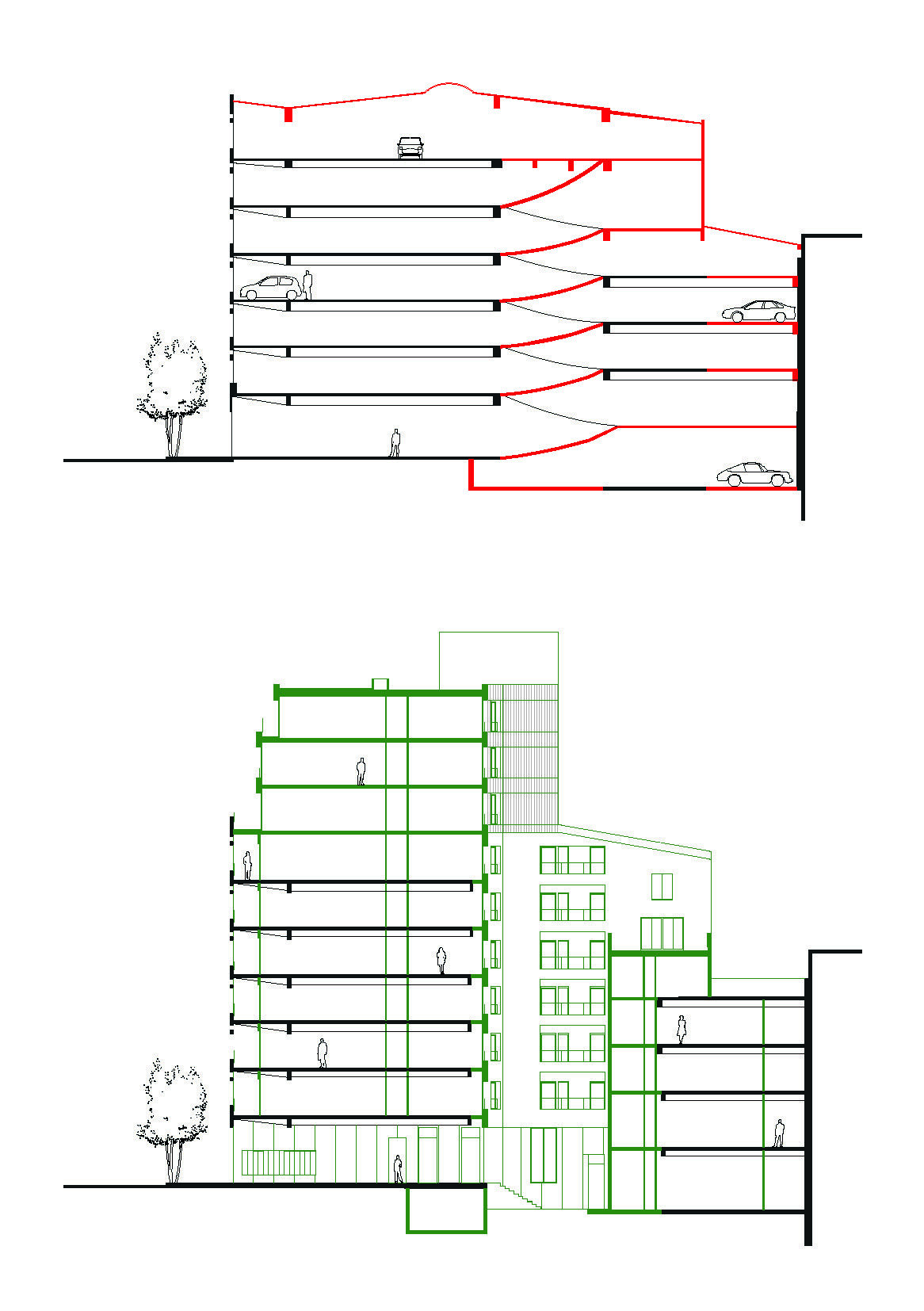 Garage Building into 63 Apartment Building