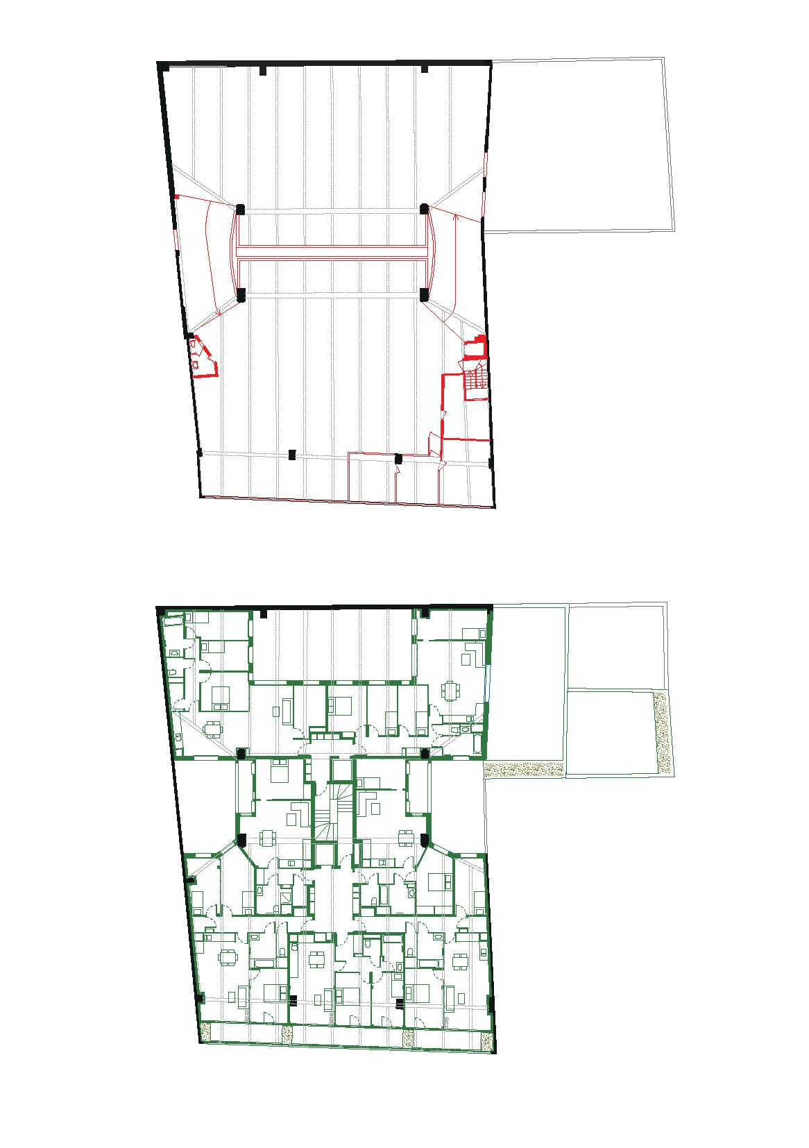 Garage Building into 63 Apartment Building