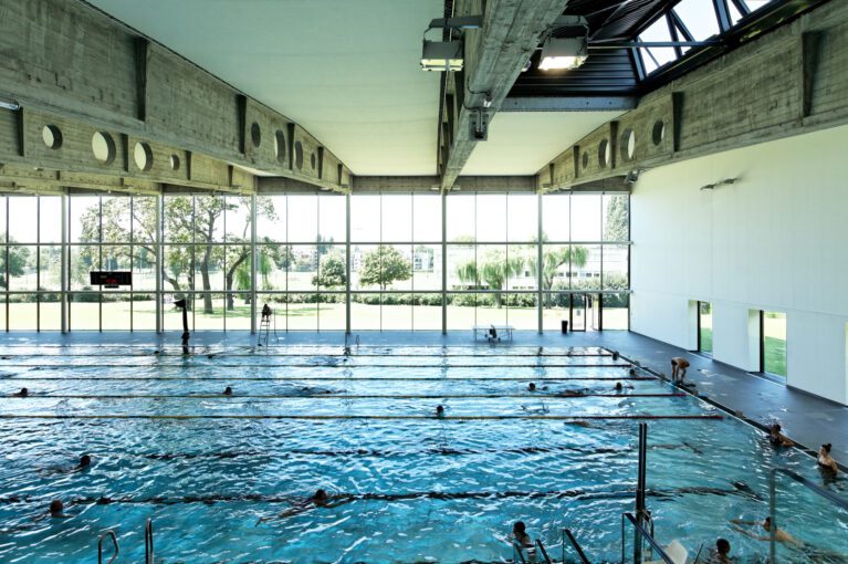 Swimming Pool Kibitzenau | Dietmar Feichtinger Architectes