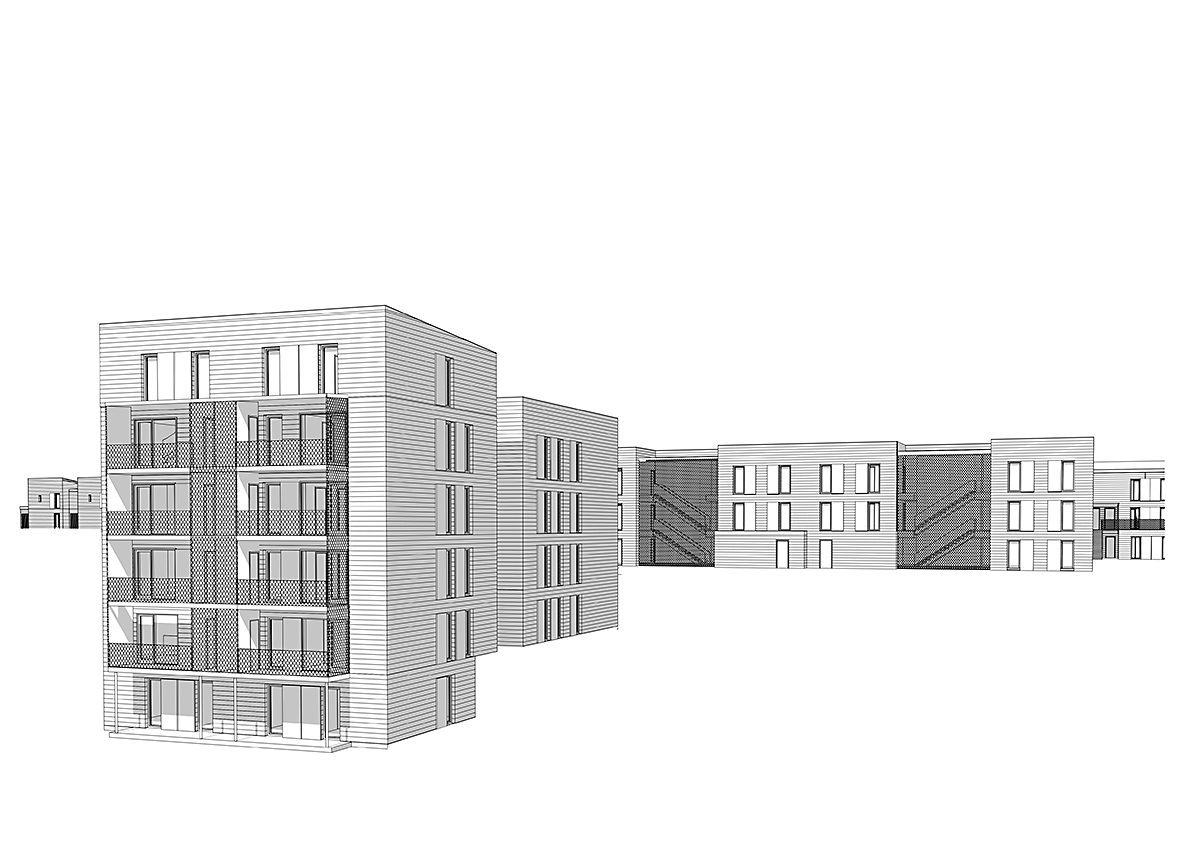 60 Social Housing Apartments in Rive-De-Gier
