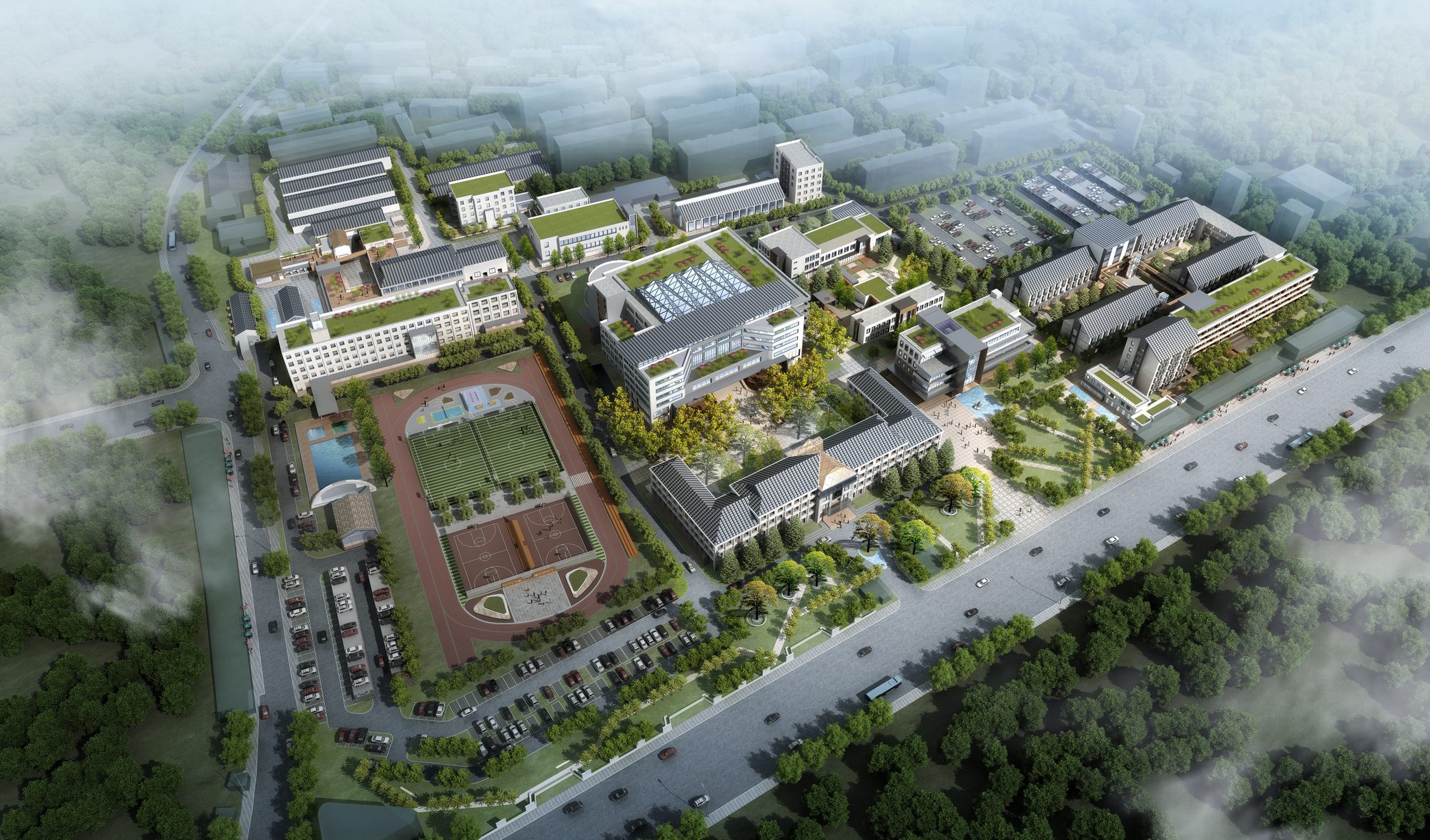 Rendering. Image Courtesy of DUTS design28