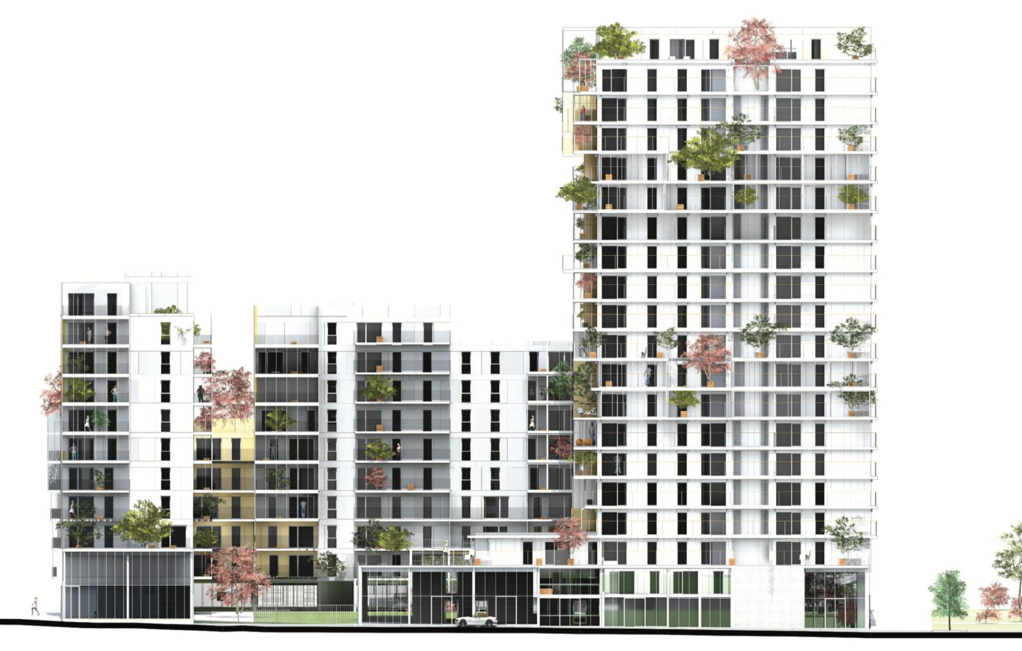 151 dwellings in ZAC du Pré Gauchet