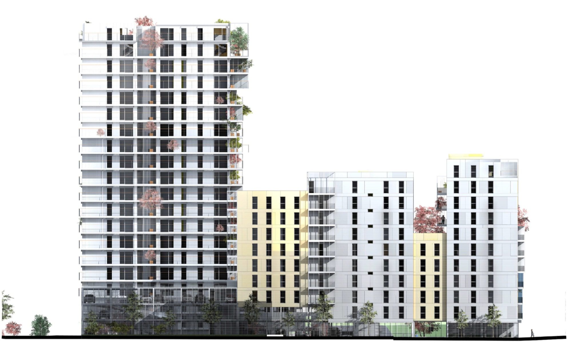 151 dwellings in ZAC du Pré Gauchet