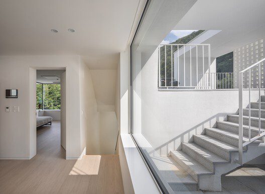 white brick house plan architects office 12