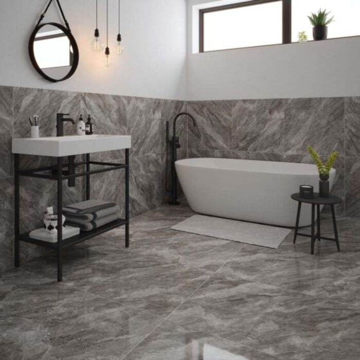 Apollo Grey Glazed Porcelain