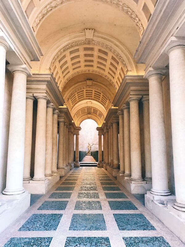 Francesco Borromini, perspectival gallery, 1652-1653, Rome, Palazzo Spada.