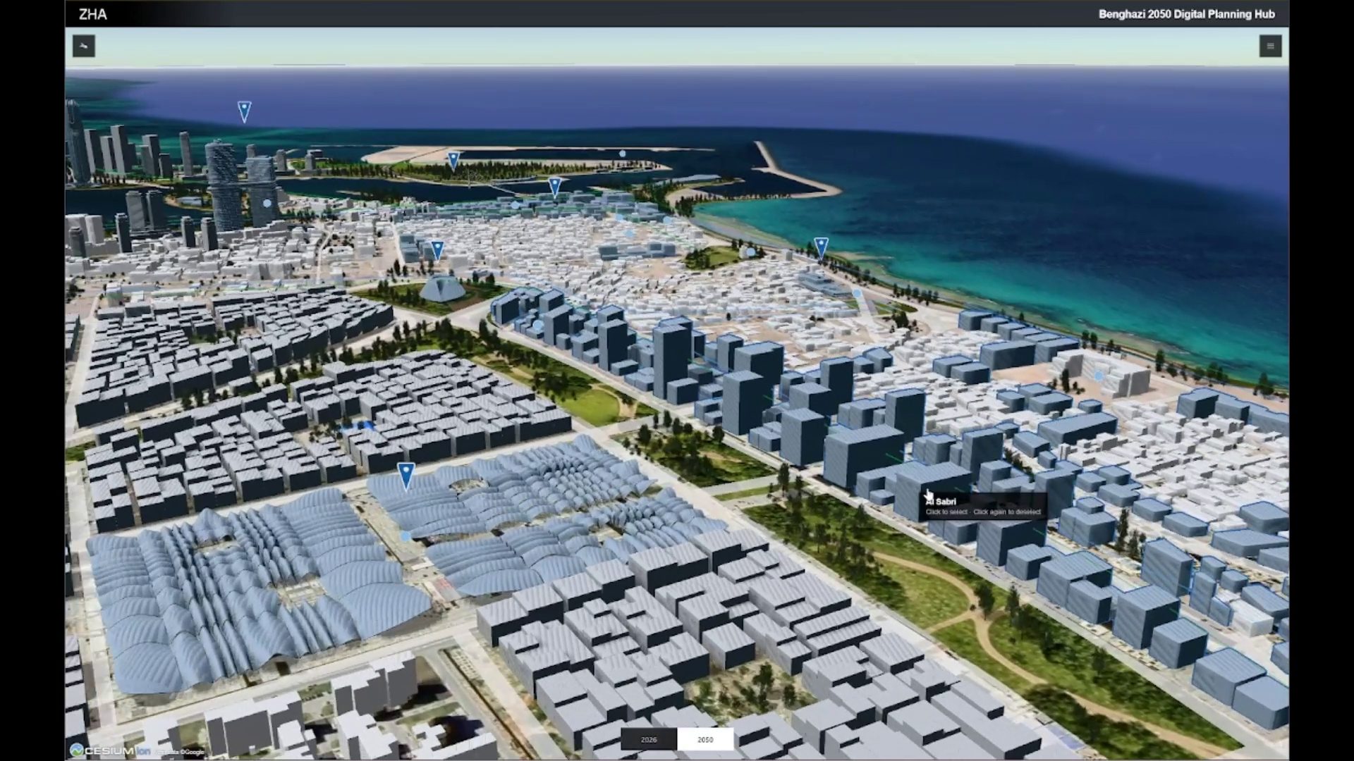 Public square design within Benghazi Old Town proposal