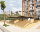 Playground Landscapes at Santa María Mazzarello Square | HDH arquitectos