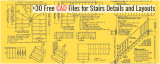 +30 Free CAD Files for Stairs Details and Layouts