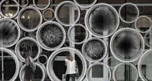 ‘360° Art’ – Recycled Storm Tubes Façade | Einat & Michal Morad – MEM architects