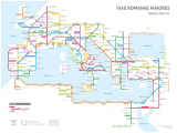 Ancient Rome’s Road Network Illustrated in the Form of Colored Subway Map