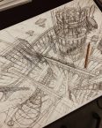 Artist Creates Meticulously Architecture Sketches of Buildings Around the World