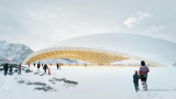 BIG Designs Iconic Stadium in Greenland Inspired by Arctic Nature