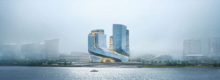 Büro Ole Scheeren’s Swirling Towers Secure Tencent HQ Win Raising Questions of Design Originality