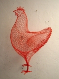 Chicken Wire Sculpture | Benedetta Ubaldini