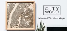 CityWood – Minimal 3D Wooden Maps