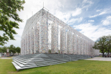 Conceptual Artist Installs German Replica of Parthenon Wrapped in Banned Books