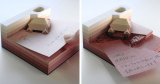 Creative Notepads Reveal 3D Architectural Icons When Used