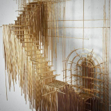 David Moreno Sculpts 3D Wire Models of Architectural Masterpieces