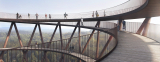 EFFEKT Designs Spiral Observation Tower and Treetop Walkway for Lush Danish Forest