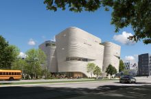 Ennead Architects releases design for Milwaukee museum based on geological formations