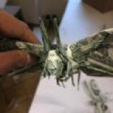 Flying Money Origami Locusts | Sipho Mabona
