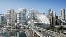 HASSELL Designs New Landmark with Flowing Form for Sydney Waterfront