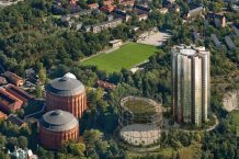 Herzog and de Meuron Convert Historic Gasholder Site into Housing Project in Stockholm