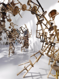 Installation of 886 Antique Stools | Ai Weiwei
