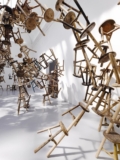 Installation of 886 Antique Stools | Ai Weiwei