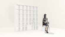 Japanese Architect Sou Fujimoto Designs Contemporary Chair That Doubles as Bookcase