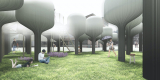 Mushroom shaped installation – Seoul : Shinseon Play | Moon Ji Bang