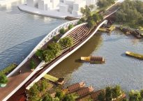 MVRDV Wins Dawn Bridge Competition: A New Dual Use Landmark in Shanghai