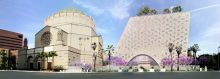 OMA Unveils Sloped Expansion For Jewish Wilshire Boulevard Temple in LA