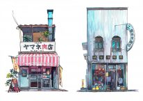 Polish Artist Mateusz Urbanowicz Releases Beautiful Illustrations of Old Tokyo Storefronts