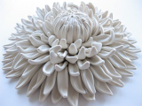 Polymer Flower Sculpture and Tiles | Angela Schwer